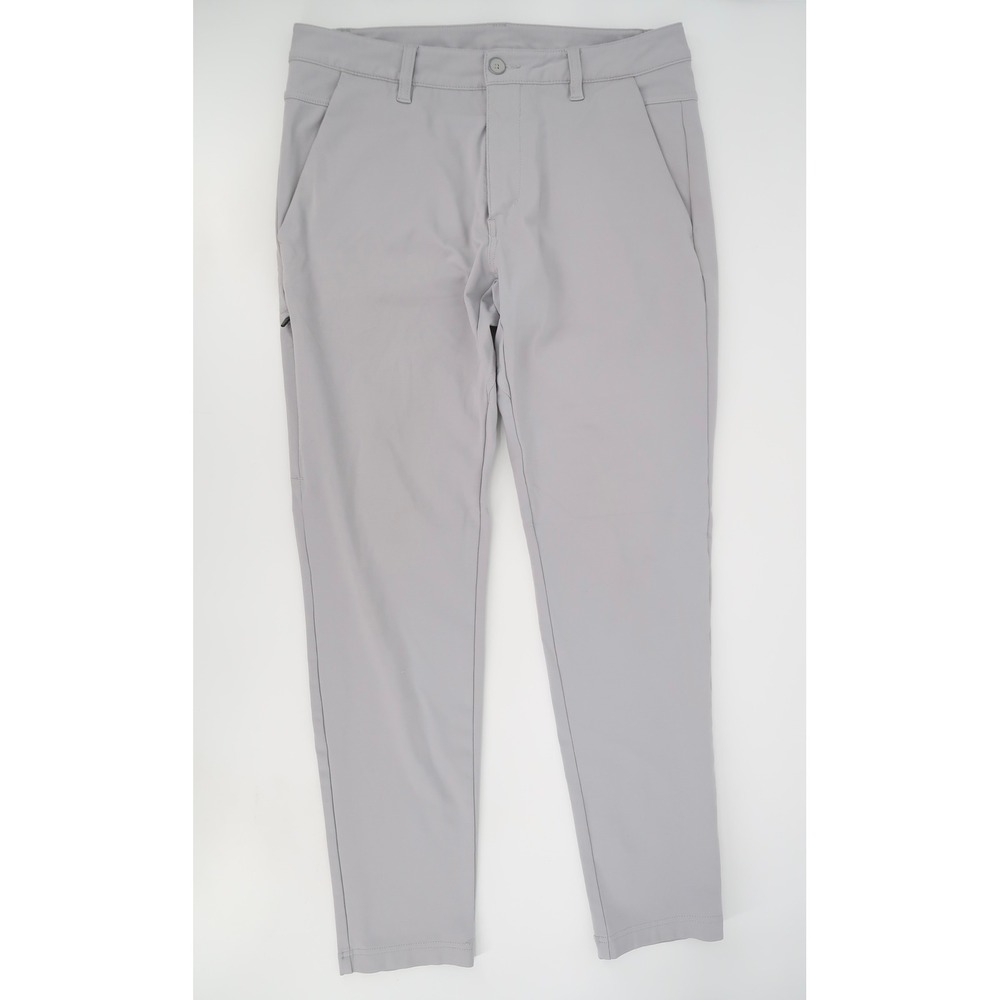 BYLT Everyday Pant 2.0 Mens Size M Gray Slim Fit Technical Commuter Trousers